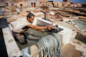 Tannery Worker, Marrakesh, Morocco