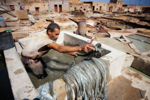Tannery Worker, Marrakesh, Morocco