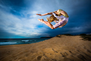 Dancer Pippa Ravenscroft, Curl Curl, Australia, Richard McGibbon photography