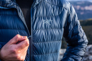 Arcteryx Cerium LT Hoody Down Jacket, Richard McGibbon Photograp